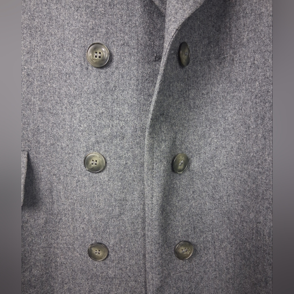 Pendleton Wool Gray Double-Breasted Coat Women's … - image 7